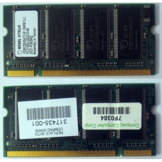 Модуль памяти 256MB DDR Memory SODIMM в Кудиново, DDR266 (PC2100) в Кудиново, CL2 в Кудиново, 200-pin в Кудиново, p/n: 317435-001 (для ноутбуков Compaq Evo/Presario) - Кудиново