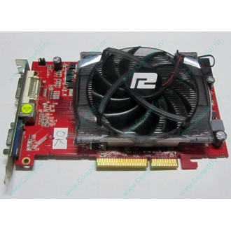 Б/У видеокарта 1Gb ATI Radeon HD4670 AGP PowerColor R73KG 1GBK3-P (Кудиново)